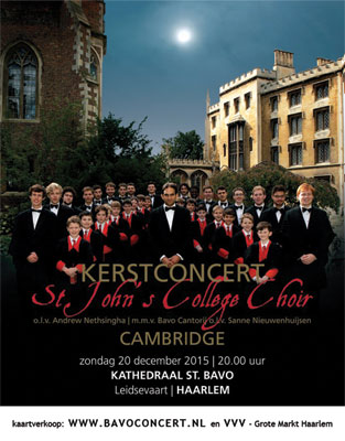 Kerstconcert St. Johns College Choir