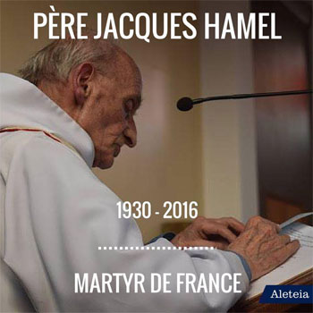 Pre Jacques Hamel vermoord in Normandi