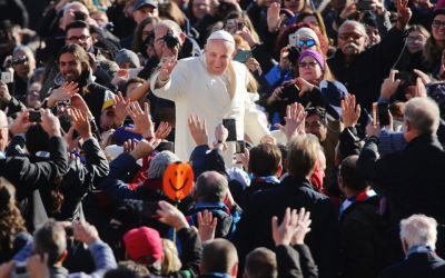 Nederlandse pelgrims ontmoeten nogmaals paus Franciscus