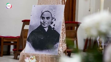 Portret van H. Bernadette Soubirous in Heiloo