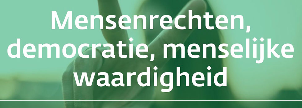 Democratie en menselijke waardigheid Democratie en menselijke waardigheid