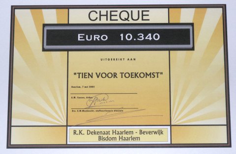 Cheque € 10.000