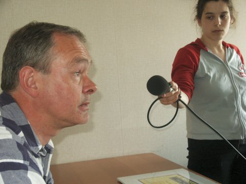 Ernst Meyknecht bij Radio Haarlem