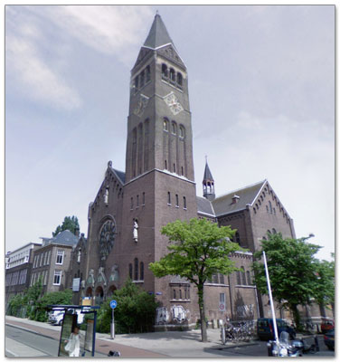 Amsterdamse Boomkerk bestaat honderd jaar (foto: Google Maps)