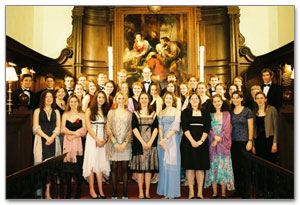 The Choir of the Corpus Christi College, Oxford