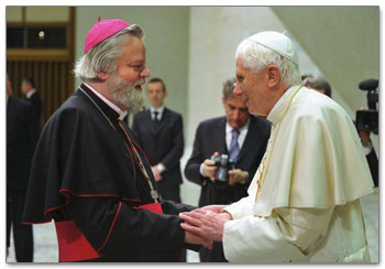 Mgr. Punt ontmoet paus Benedictus XVI