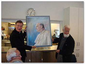 Pausportret Rien van Holland aangeboden aan Tiltenberg (foto: Pieter Klaver)