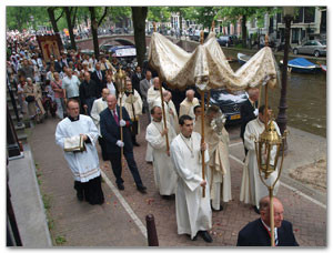 Sacramentsprocessie Amsterdam