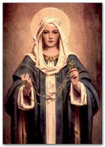 Heilige Maagd Maria van de Rozenkrans