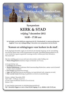 Symposium Kerk & Stad