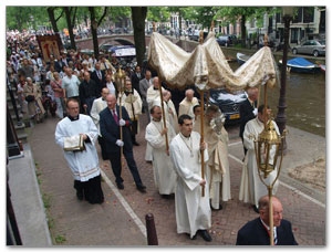 Sacramentsprocessie Amsterdam 2012
