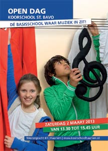 Open dag Koorschool St. Bavo