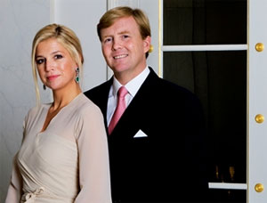 Kroonprins Willem Alexander en prinses Máxima (foto: RVD)