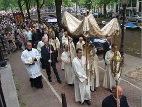 Sacramentsprocessie Amsterdam