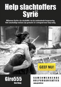 Help slachtoffers Syrië - Giro 555
