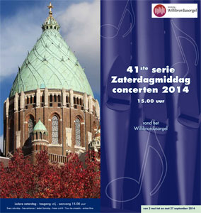 Brochure van de 41e serie Zaterdagmiddagconcerten