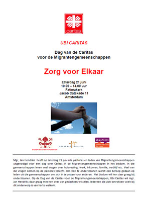 Dag van de Caritas - 21 juni 2014 in Amsterdam