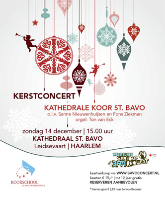 Bavoconcert Kathedrale Koor St. Bavo - 14 december 2014