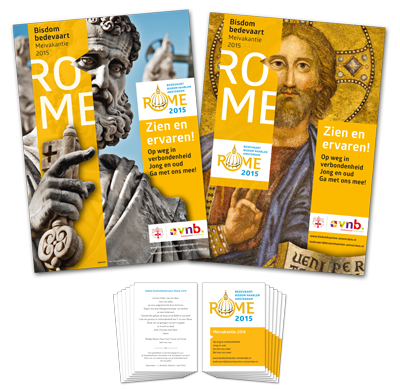 Posters en gebedskaarten Romebedevaart 2015 Posters en gebedskaarten Romebedevaart 2015