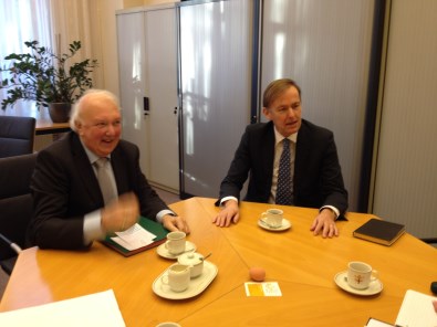 De heer Duijsens (links) en de heer Van der Steen (rechts) De heer Duijsens (links) en de heer Van der Steen (rechts)