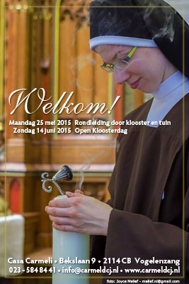 Welkom in klooster Casa Carmeli Vogelenzang
