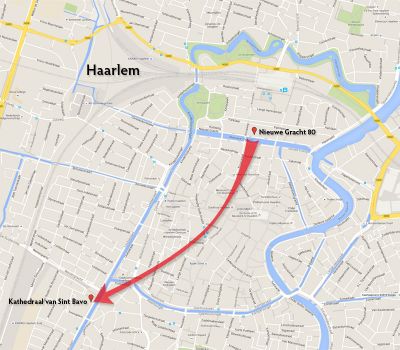 Hemelsbreed nog geen anderhalve kilometer afstand