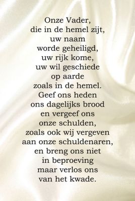 Nieuwe vertaling Onze Vader komende Advent ingevoerd