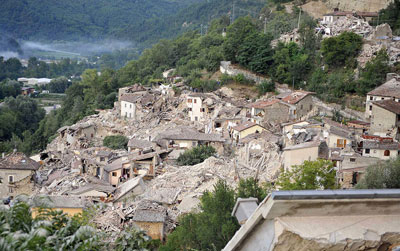 Grote ravage in Amatrice Grote ravage in Amatrice