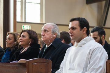 Álvaro bij zijn diakenwijding op 18 november 2017