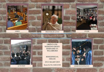 Orintatieweekend priesteropleiding