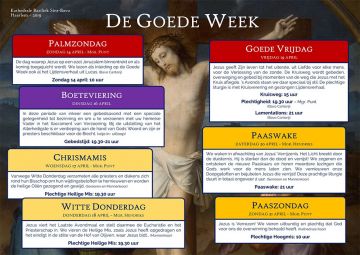 Goede Week en Pasen in de Kathedraal