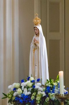 Het beeld van Onze Lieve Vrouw van Fatima