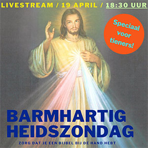 Barmhartigheidszondag livestream voor tieners