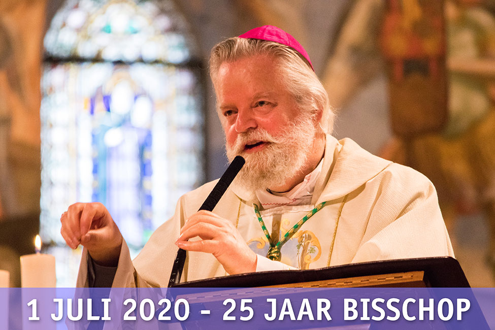 Mgr. dr. Jozef Punt is woensdag 1 juli 2020 25 jaar bisschop