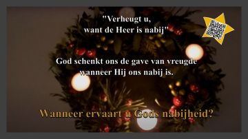 Korte bezinning - 3e Adventszondag - Gaudete