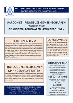 Factsheet behorende bij alle drie de protocollen