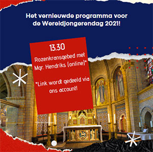 Aangepast programma Wereldjongerendag