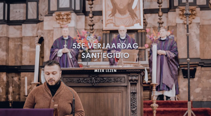 Jubileumviering 55 jaar Sant’Egidio