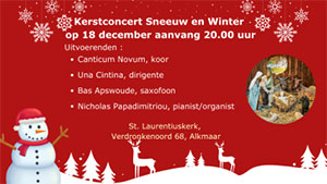 Kerstconcert in Alkmaar