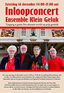 Kerstconcert Klein Geluk