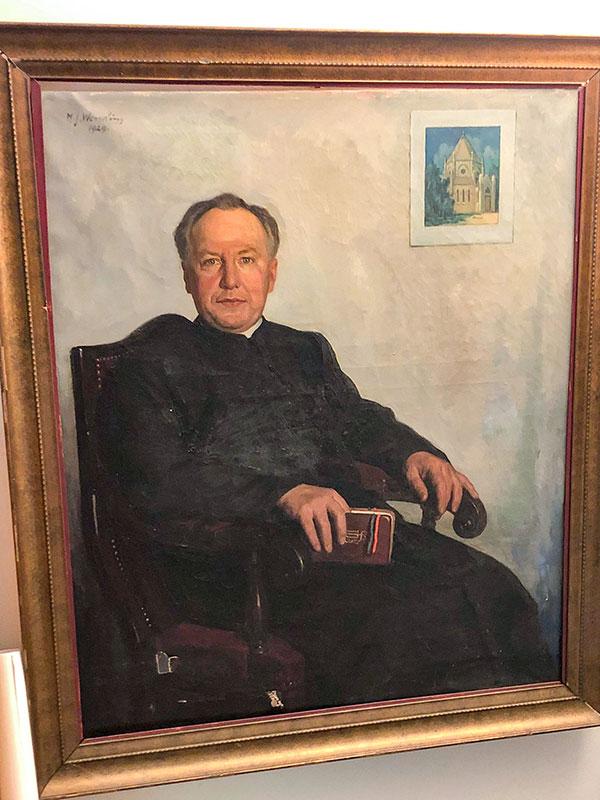 Portret van pastoor Willenborg