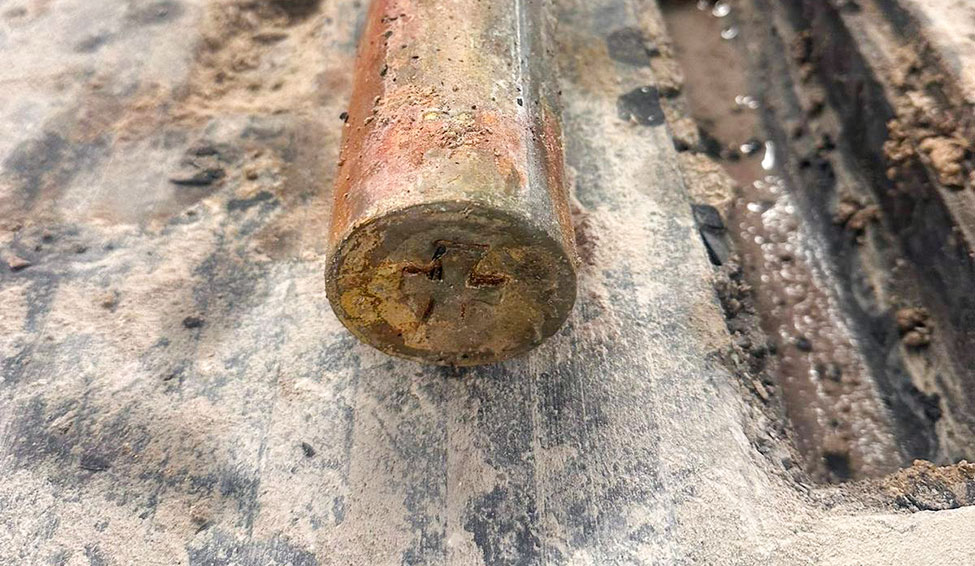 Unieke vondst bij herdenkingsmonument Mgr. Willenborg Unieke vondst bij herdenkingsmonument Mgr. Willenborg