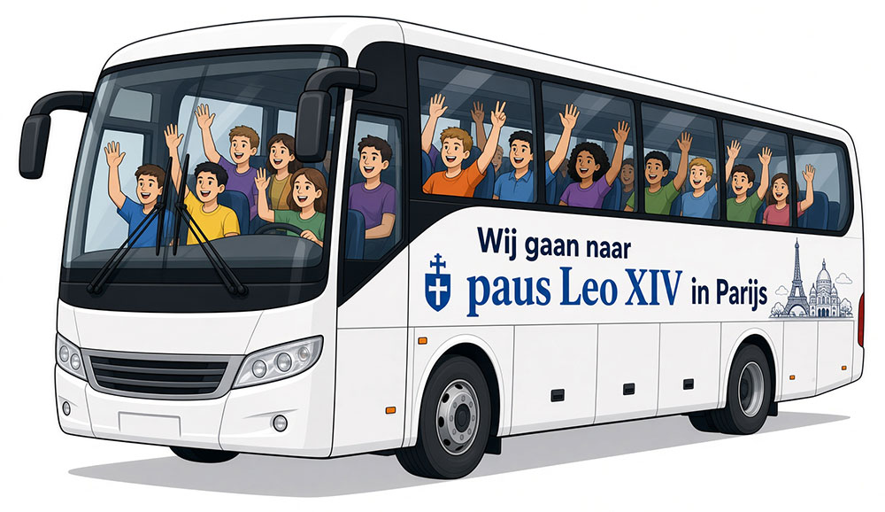 Wij gaan naar paus Leo XIV in Parijs! Wij gaan naar paus Leo XIV in Parijs!