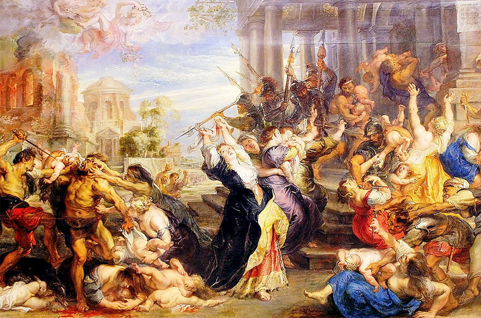 De kindermoord te Bethlehem - Peter Paul Rubens